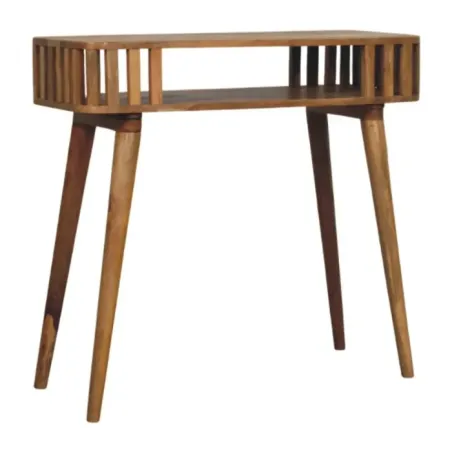 Slatted Oak Console Table | MODA Britain