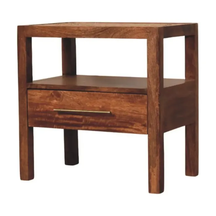 Saffron Rattan Side Table