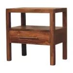 Saffron Rattan Side Table