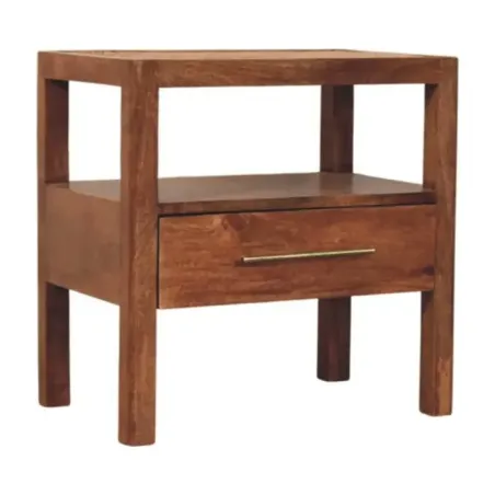 Saffron Rattan Side Table | MODA Britain