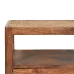 Saffron Rattan Side Table | MODA Britain