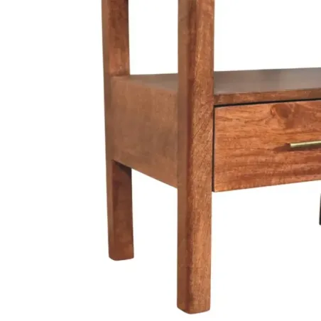 Saffron Rattan Side Table | MODA Britain