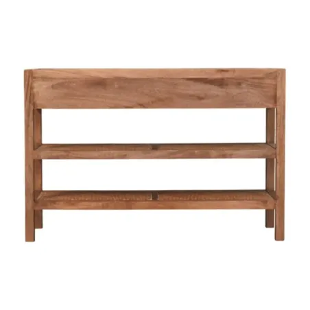 Saffron Rattan Console Table | MODA Britain
