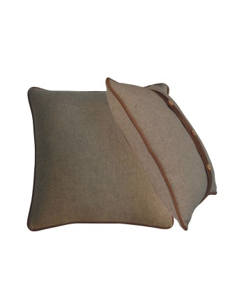 Quinn Leather Cushion Set | MODA Britain | Handmade Cushions