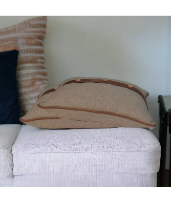 Quinn Leather Cushion Set | MODA Britain | Handmade Cushions