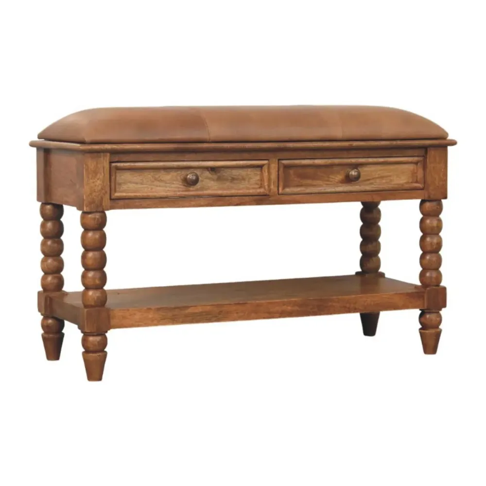 Spindle Leather Tallboy