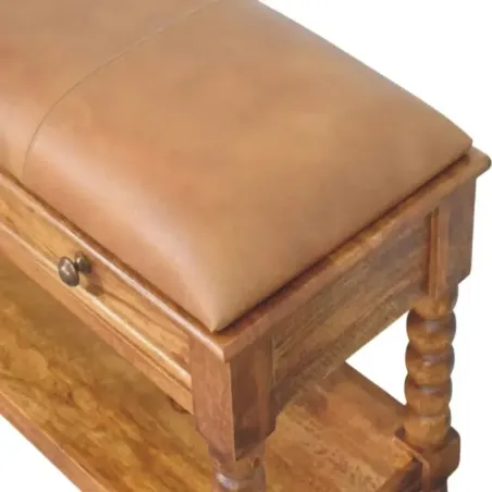 Spindle Leather Tallboy | MODA Britain