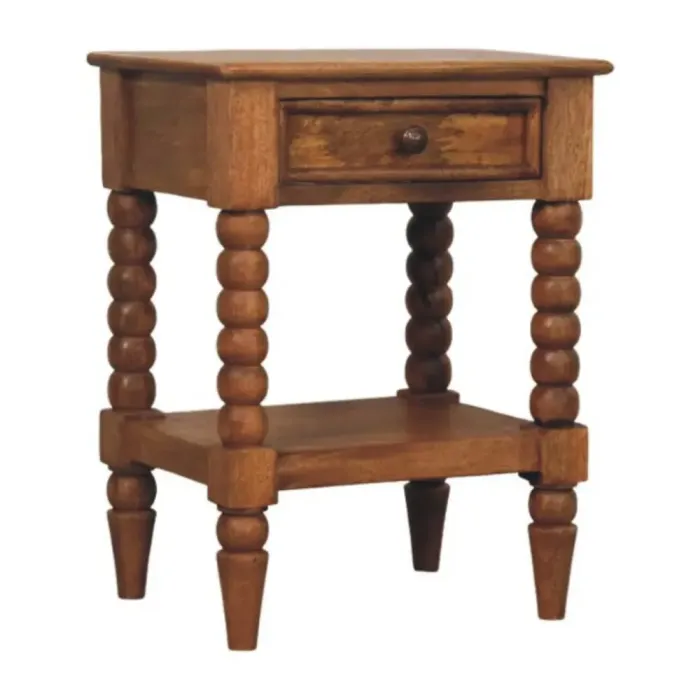 Spindle Lamp Table