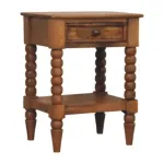 Spindle Lamp Table