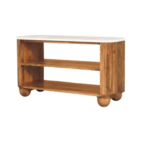 Beaumont Marble Lamp Table | MODA Britain