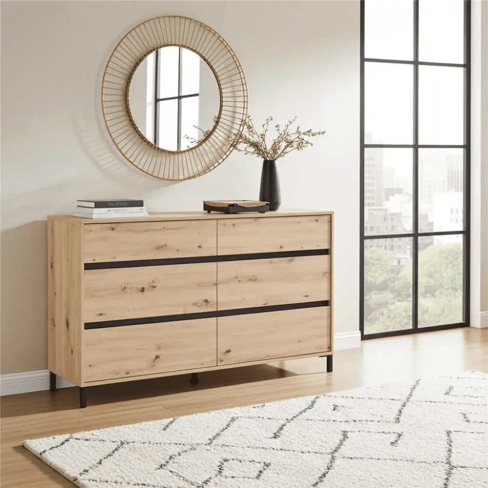 Zavaro Oak Drawer Chest