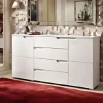 White Rock Gloss Side Table