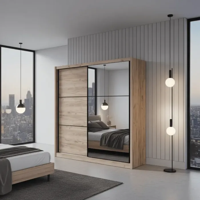 Navara Oak Wardrobe