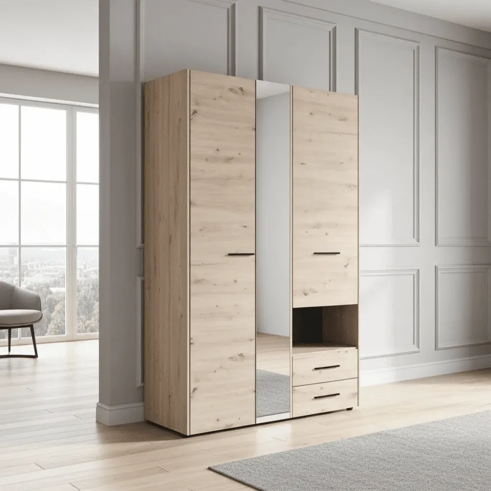 Torre Abbey Oak Bedroom Wardrobe