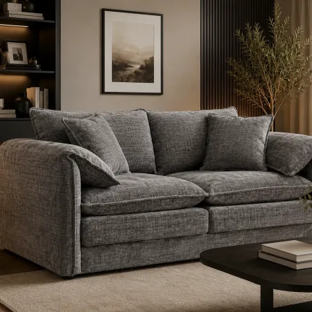 Solaya Dark Grey Sofa | MODA Britain