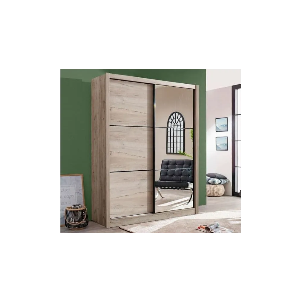 Navara Oak Bedroom Wardrobe