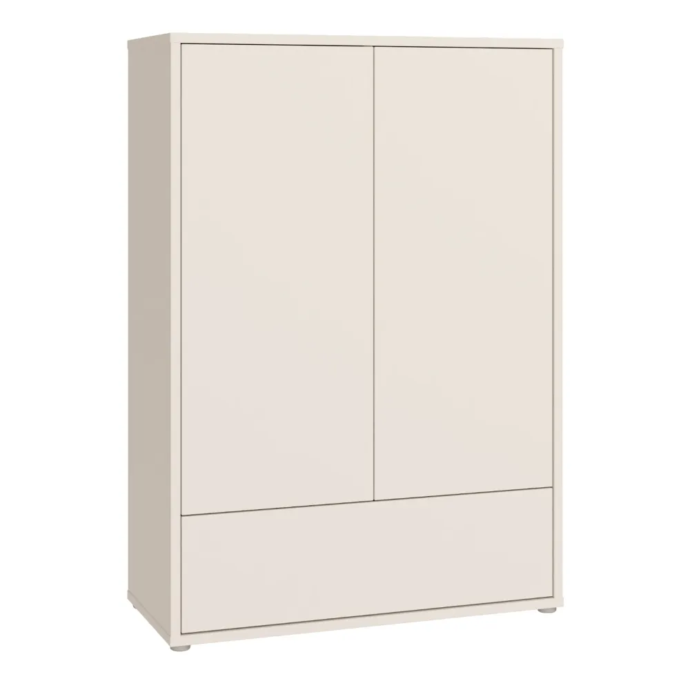 Alice Springs Low 2-Door, 1-Drawer Wardrobe – Sand