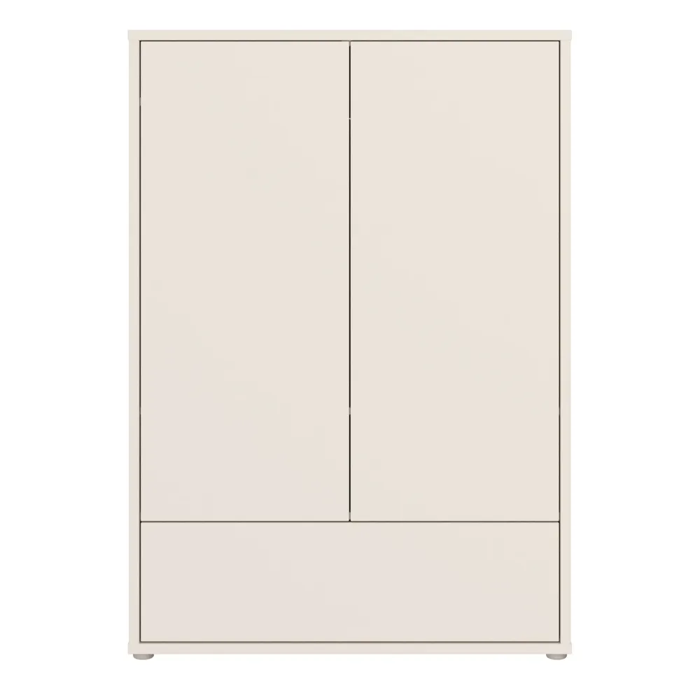 Alice Springs Low 2-Door, 1-Drawer Wardrobe – Sand