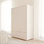 Alice Springs Low 2-Door, 1-Drawer Wardrobe – Sand