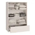 Alice Springs Low 2-Door, 1-Drawer Wardrobe – Sand
