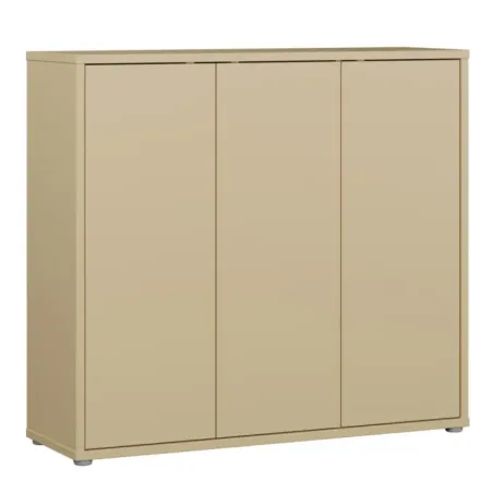 Alice Springs Shoe Cabinet with 3-Door – Butter Yellow