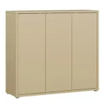 Alice Springs Shoe Cabinet with 3-Door – Butter Yellow