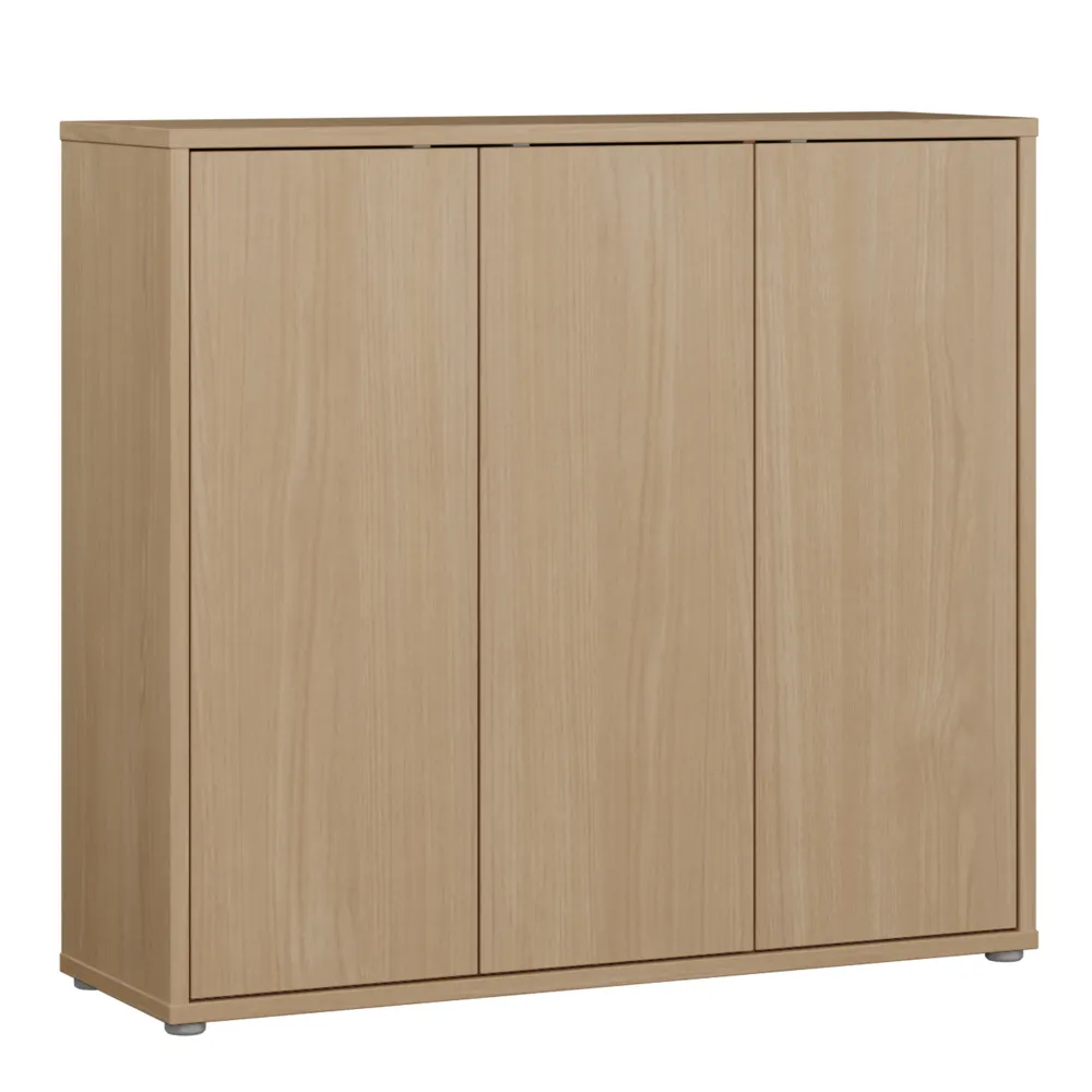 Alice Springs Shoe Cabinet with 3-Door – Elegancia Oak