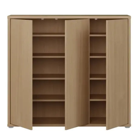 Alice Springs Shoe Cabinet with 3-Door – Elegancia Oak