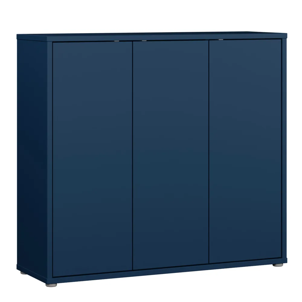 Alice Springs Shoe Cabinet with 3-Door – Night Blue