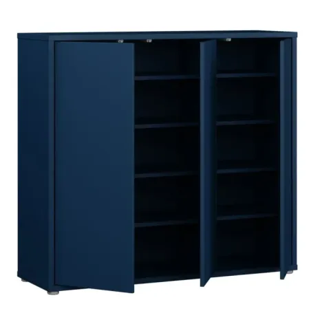Alice Springs Shoe Cabinet with 3-Door – Night Blue