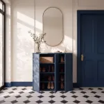 Alice Springs Shoe Cabinet with 3-Door – Night Blue