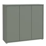 Alice Springs Shoe Cabinet with 3-Door – Sage Green