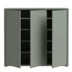 Alice Springs Shoe Cabinet with 3-Door – Sage Green
