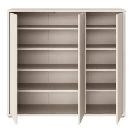 Alice Springs Shoe Cabinet with 3-Door – Sand