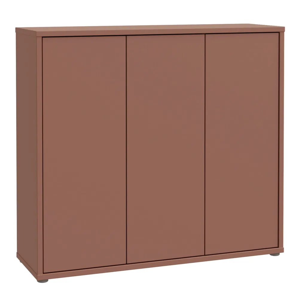 Alice Springs Shoe Cabinet with 3-Door – Terracotta