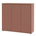 Alice Springs Shoe Cabinet with 3-Door – Terracotta