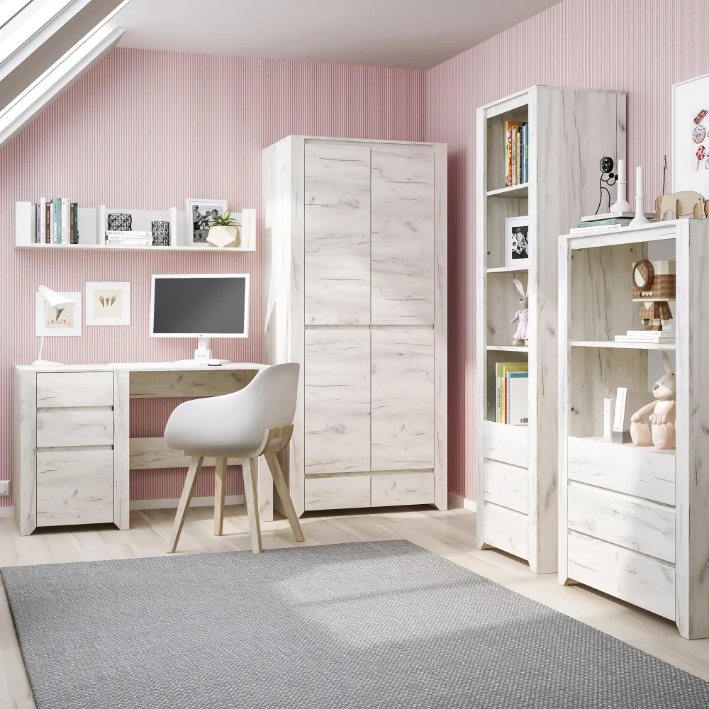 Angel 2-Door, 2-Drawer Fitted Wardrobe