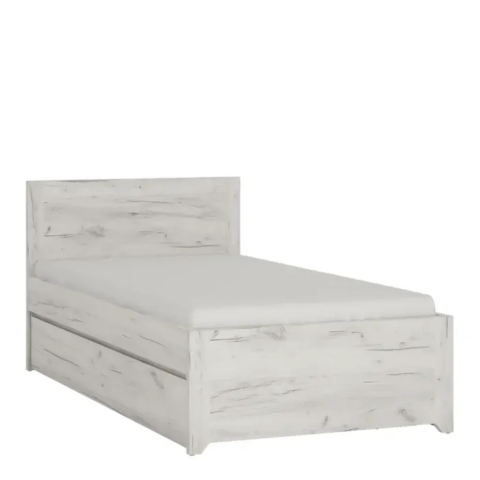 Angel Single Bed with Underbed Drawer (with Slats)