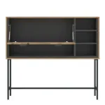 Arundel Bar Table with 1 Flap – Oak & Grey