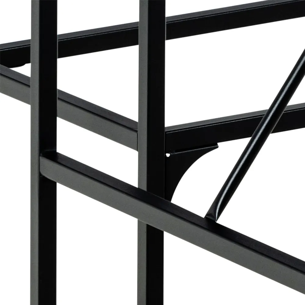 Bahamas Bar Table Set – Black & Oak