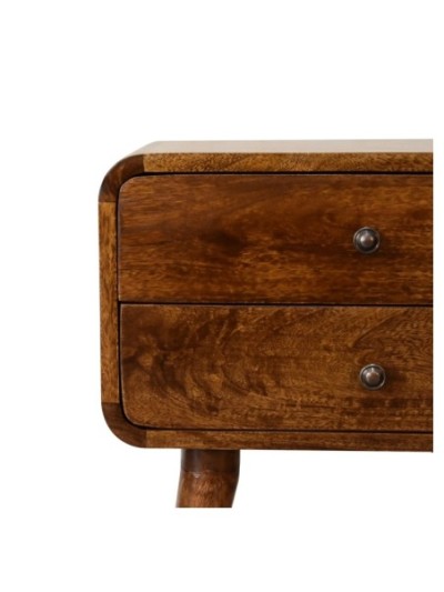 Blackpool Sands Curved Side Table | MODA Britain