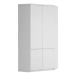 Fribo Alpine White Fribo Corner 2-Door Wardrobe – Alpine White