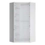 Fribo Alpine White Fribo Corner 2-Door Wardrobe – Alpine White