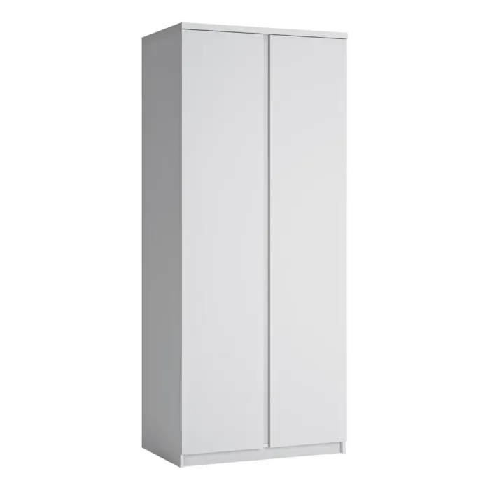Fribo White Fribo 2-Door Wardrobe – White