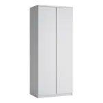 Fribo White Fribo 2-Door Wardrobe – White