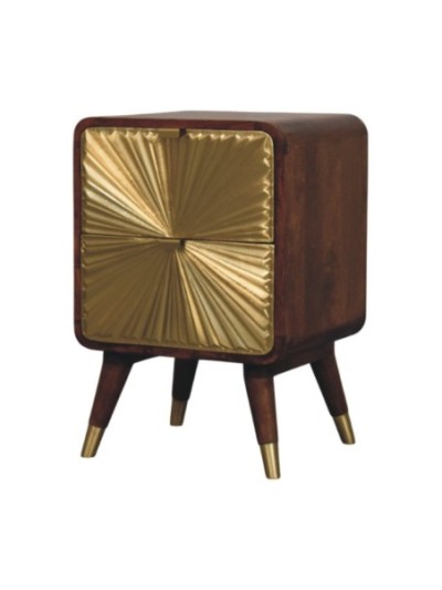 Kingsbridge Brass Side Table | MODA Britain