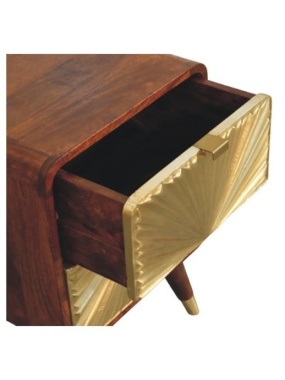 Kingsbridge Brass Side Table | MODA Britain