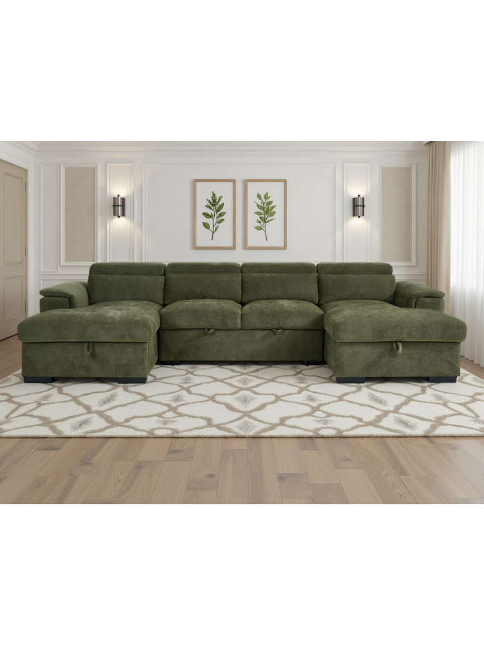 Dartmoor Green Sofabed