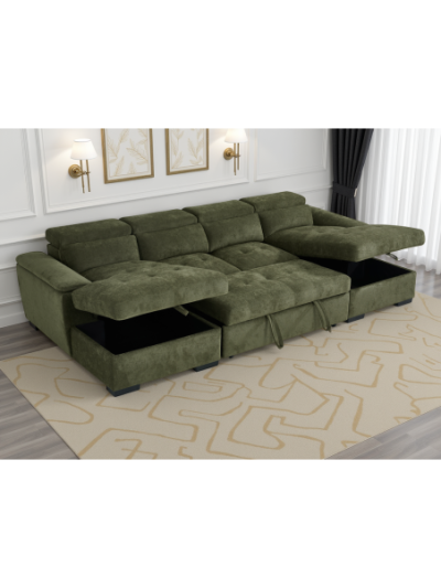 Dartmoor Green Sofabed | MODA Britain