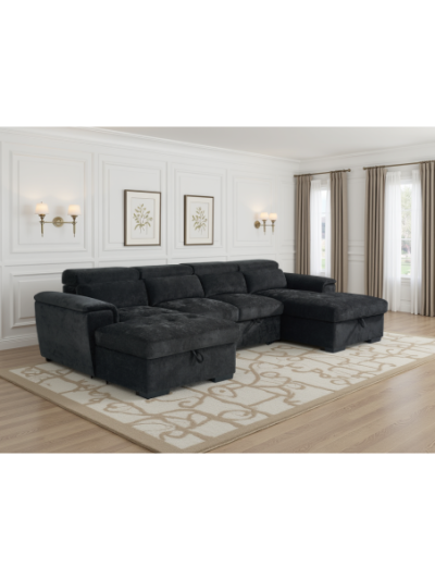Salcombe Black Sofabed